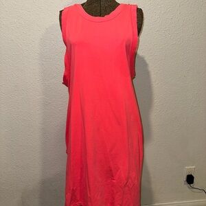 Free People Movement Hot Shot Tunic Tank – Coral Pink (L) – NWOT